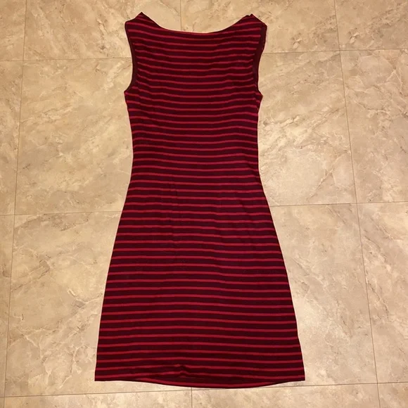 LOFT Striped Cotton Dress - Picture 4 of 4